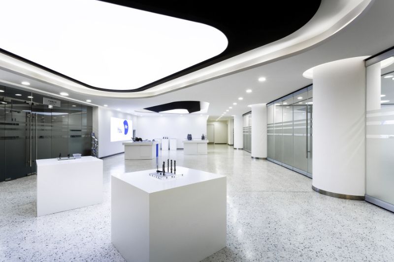 Blick ins Showroom eines Standorts von MAPAL in China
